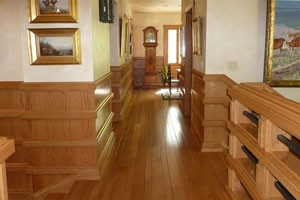 Hallway into breakfast nook