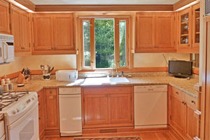 Custom millwork windows throughout