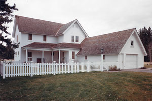 Exterior at front of home