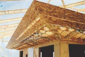 Building the structural cornice system under the tent environment