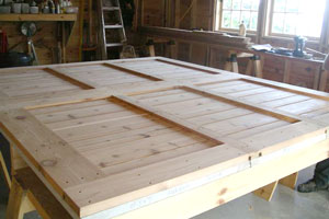 Building garage door overlay