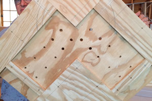 Column base jig without the inserts