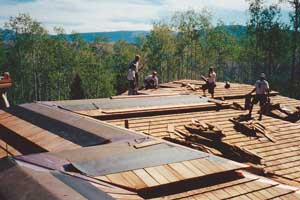 Custom layout on roof
