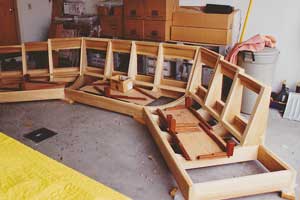 Custom sofa frame